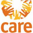 CARE Icon Children's abstract orange and yellow hands